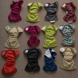 GroVia newborn AIO organic cloth diapers